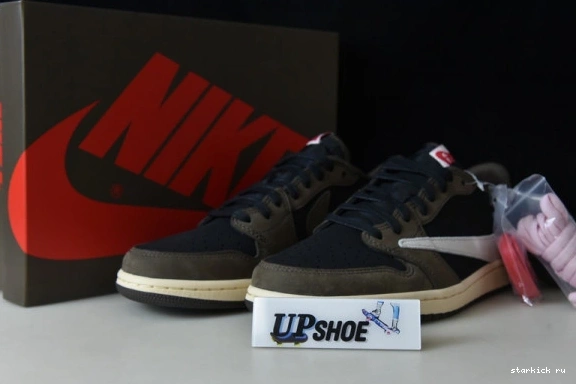 SP Scott Jordan Mocha 1 Retro Low CQ4277-001 OG Travis 0805